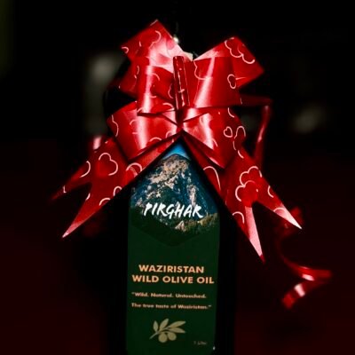 Waziristan Wild Olive Oil 1 litre bottle by Pirghar